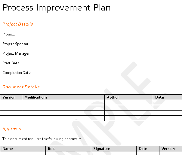 🔧Process Improvement Plan – Word ⭐⭐⭐⭐⭐