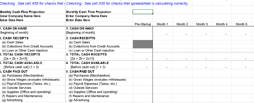 💰Cash Flow Statement – Excel Pack  ⭐️⭐️⭐️⭐️⭐️