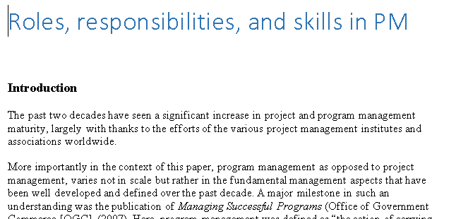 🧑‍💼 Programme Manager Role Profile - Word ⭐⭐⭐⭐⭐