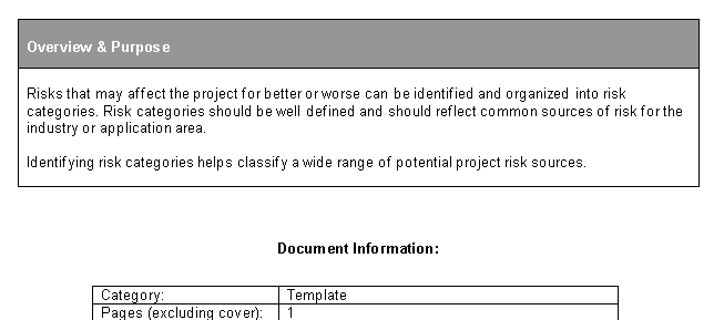 🟦 Project Risk Categorization Worksheet - Word ⭐⭐⭐⭐⭐