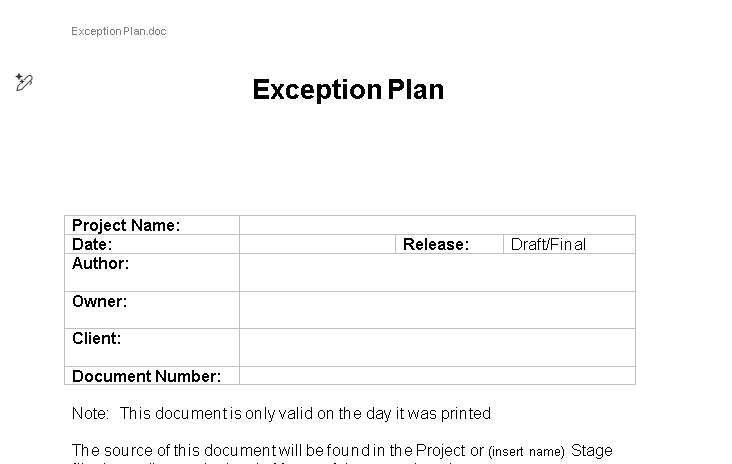 🗂️ STAGE OR EXCEPTION PLAN – WORD ⭐️⭐️⭐️⭐️⭐️
