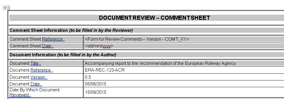 📝 DOCUMENT REVIEW FORM – WORD  ⭐️⭐️⭐️⭐️⭐️