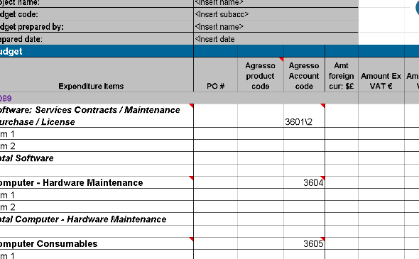 📊 ISPMO BUDGET TEMPLATE – EXCEL ⭐️⭐️⭐️⭐️⭐️