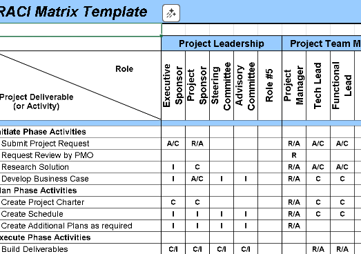 🧩 RACI Matrix Template (Excel) ⭐️⭐️⭐️⭐️⭐️