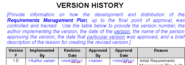 📋 Requirements Management Plan (Word) ⭐️⭐️⭐️⭐️⭐️
