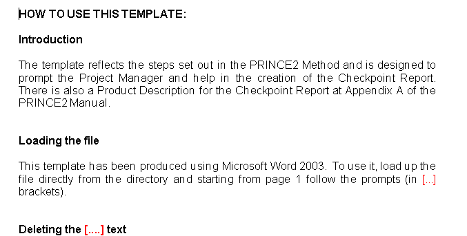 📑 Checkpoint Report Template – Word ⭐️⭐️⭐️⭐️⭐️