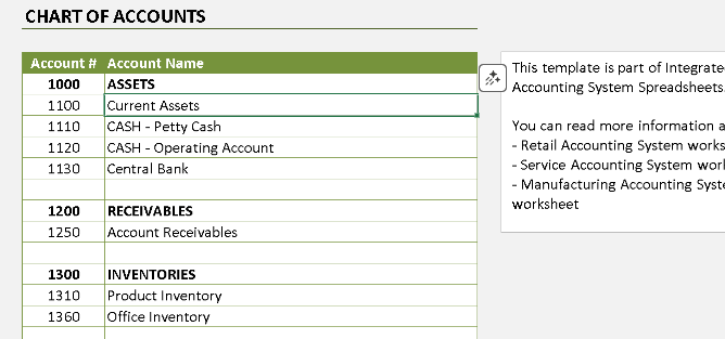 Balance Sheet Report – Service Business – Excel ⭐⭐⭐⭐⭐