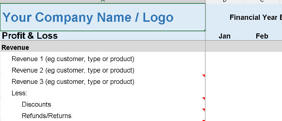Independent Contractor Profit & Loss Template – Excel ⭐⭐⭐⭐⭐