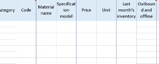📊 WAREHOUSE MATERIAL STOCK LIST TEMPLATE (.XLSX) ⭐⭐⭐⭐⭐
