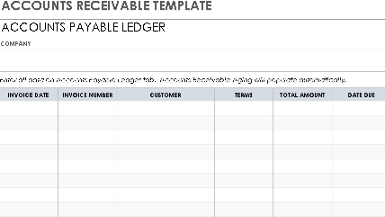 📊 ACCOUNTS RECEIVABLE TEMPLATE (.XLSX) ⭐⭐⭐⭐⭐