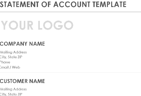 📊 STATEMENT OF ACCOUNT TEMPLATE (.XLSX) ⭐⭐⭐⭐⭐