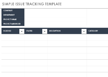 📊 SIMPLE ISSUE TRACKING TEMPLATE — EXCEL VERSION 1.0 ⭐⭐⭐⭐⭐