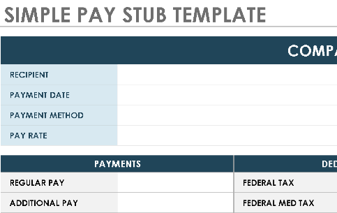 📊 SIMPLE PAY STUB TEMPLATE — EXCEL VERSION 1.0 ⭐⭐⭐⭐⭐