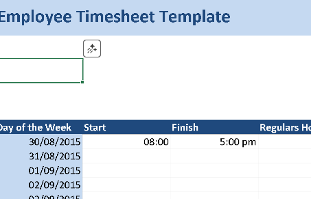 📊 EMPLOYEE TIMESHEET TEMPLATE PACK — EXCEL VERSION 1.0 ⭐⭐⭐⭐⭐
