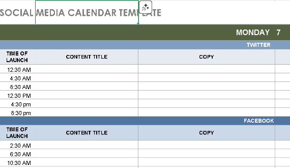 📅 SOCIAL MEDIA CALENDAR TEMPLATE — EXCEL VERSION 1.0 ⭐⭐⭐⭐⭐