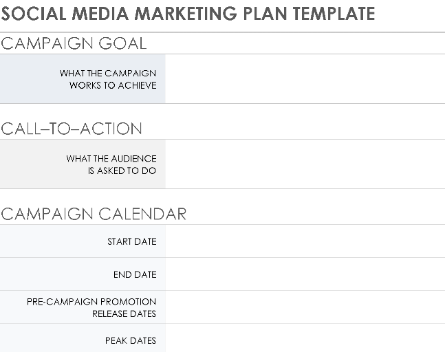 📣 SOCIAL MEDIA MARKETING PLAN TEMPLATE — EXCEL VERSION 1.0 ⭐⭐⭐⭐⭐