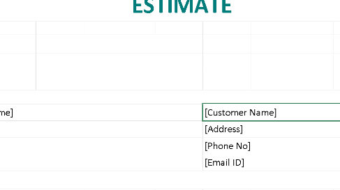📄 BLANK ESTIMATE TEMPLATE – EDITABLE EXCEL FORMAT ⭐️⭐️⭐️⭐️⭐️