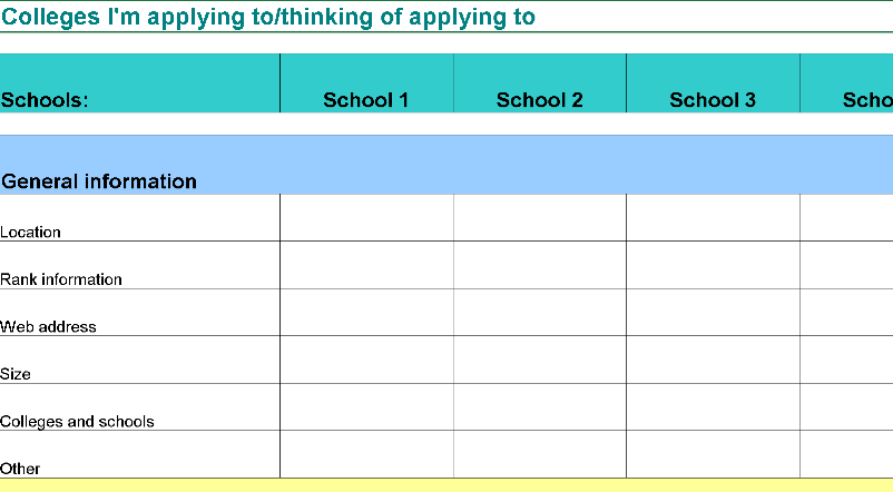 🎓 COLLEGE RESEARCH TEMPLATE (EXCEL) ⭐️⭐️⭐️⭐️⭐️