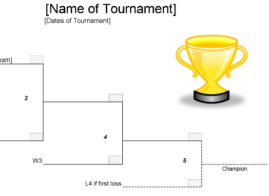🏆 DOUBLE ELIMINATION BRACKET TEMPLATE (EXCEL) ⭐️⭐️⭐️⭐️⭐️