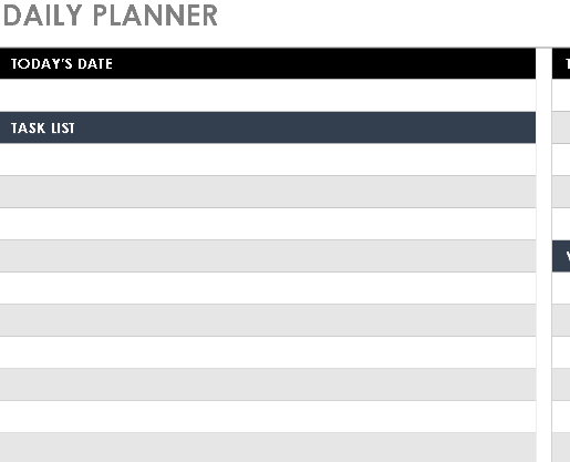 📊 DAILY PLANNER TEMPLATE Excel Spreadsheet ⭐⭐⭐⭐⭐ (5.0)