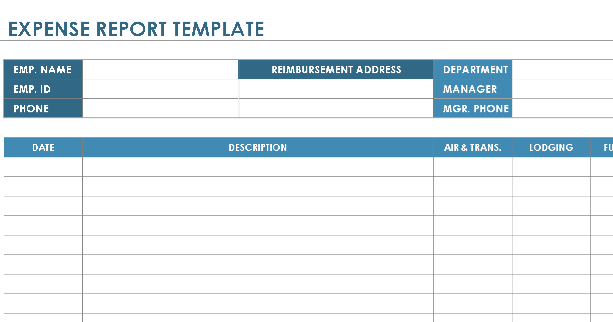 📊 EXPENSE REPORT TEMPLATE Excel Spreadsheet ⭐⭐⭐⭐⭐ (5.0)