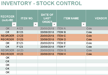 📊 INVENTORY MANAGEMENT TEMPLATE — INCLUDES CHART Excel Spreadsheet ⭐⭐⭐⭐⭐ (5.0)
