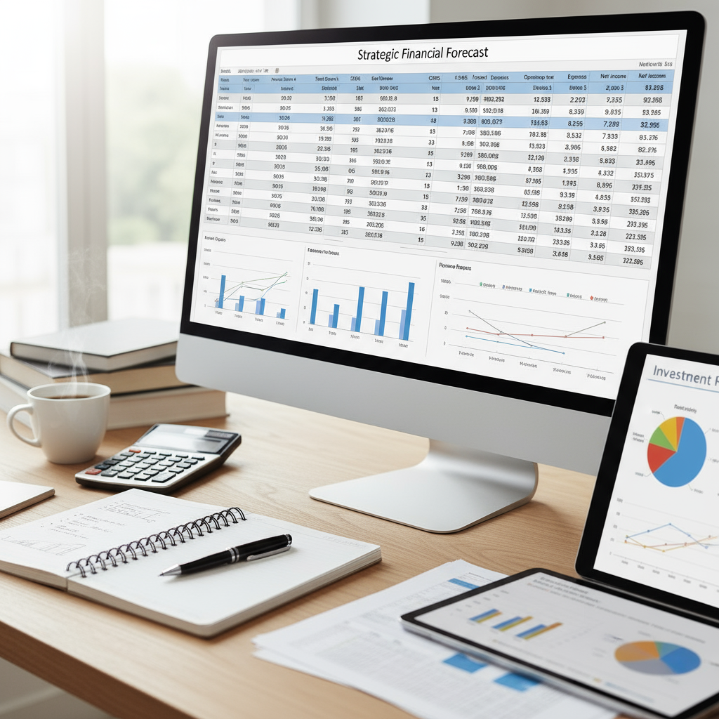 🧩 Strategic Financial Forecast Template -  Word ⭐️⭐️⭐️⭐️⭐️